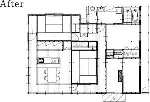 リフォーム後間取り