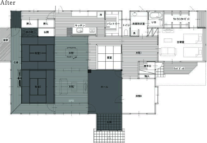 リフォーム後間取り